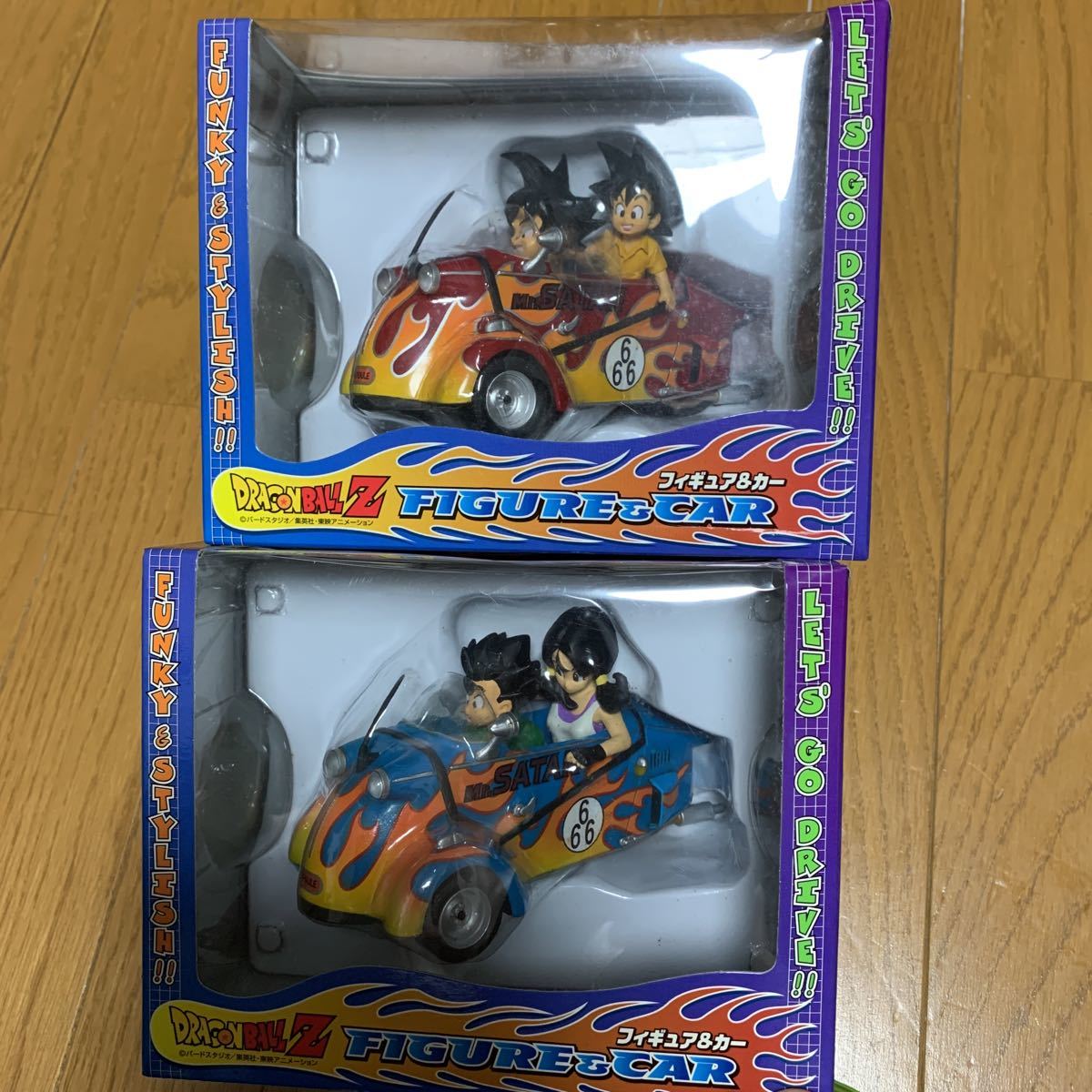 希少 未開封 ドラゴンボールZ フィギュア &カー 悟空 悟天/悟飯