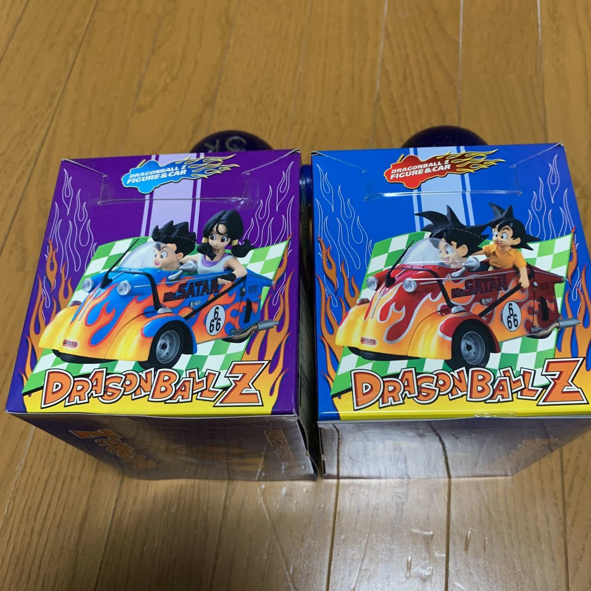 希少 未開封 ドラゴンボールZ フィギュア &カー 悟空 悟天/悟飯
