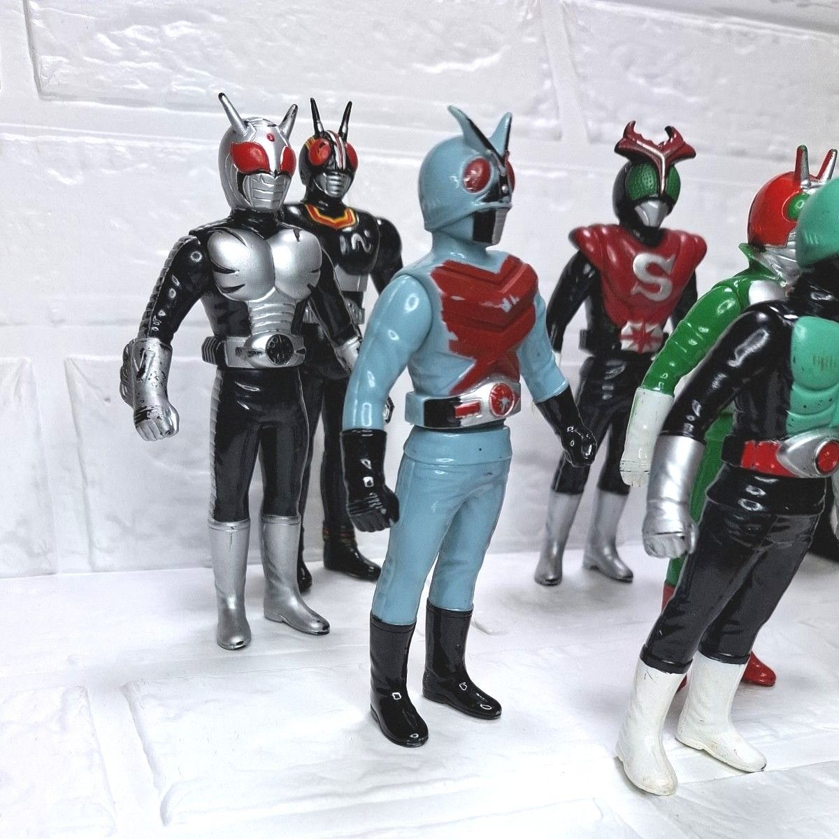 希少☆仮面ライダー ソフビ 10体 まとめ売り 仮面ライダー 昭和ライダー 日本製 ソフビ 10 体 まとめ売り