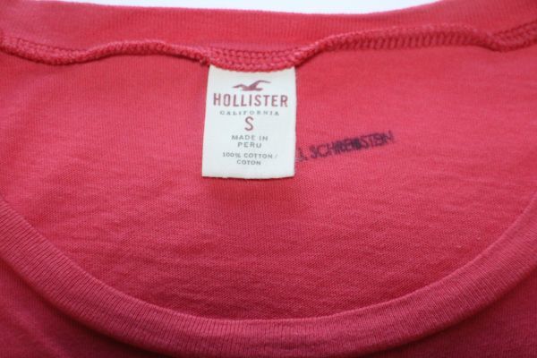 [ old clothes LADY\'S Hollister Surf California shirt S pink ]HOLLISTER SURF CALIFORNIA for women cheap start 