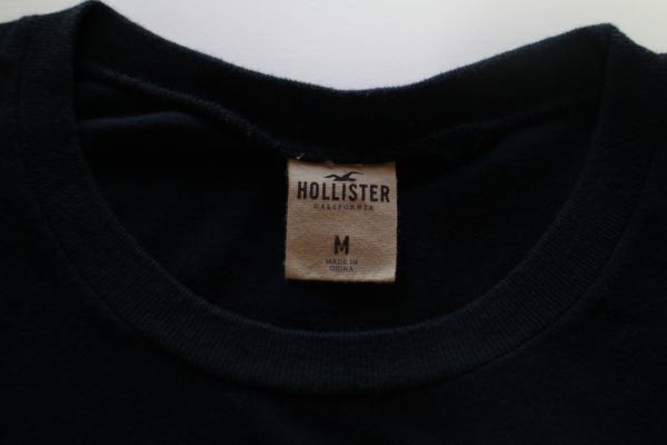 [ old clothes Hollister Surf California Logo print long sleeve T shirt navy blue color M]HOLLISTER SURF CALIFORNIA cheap start 