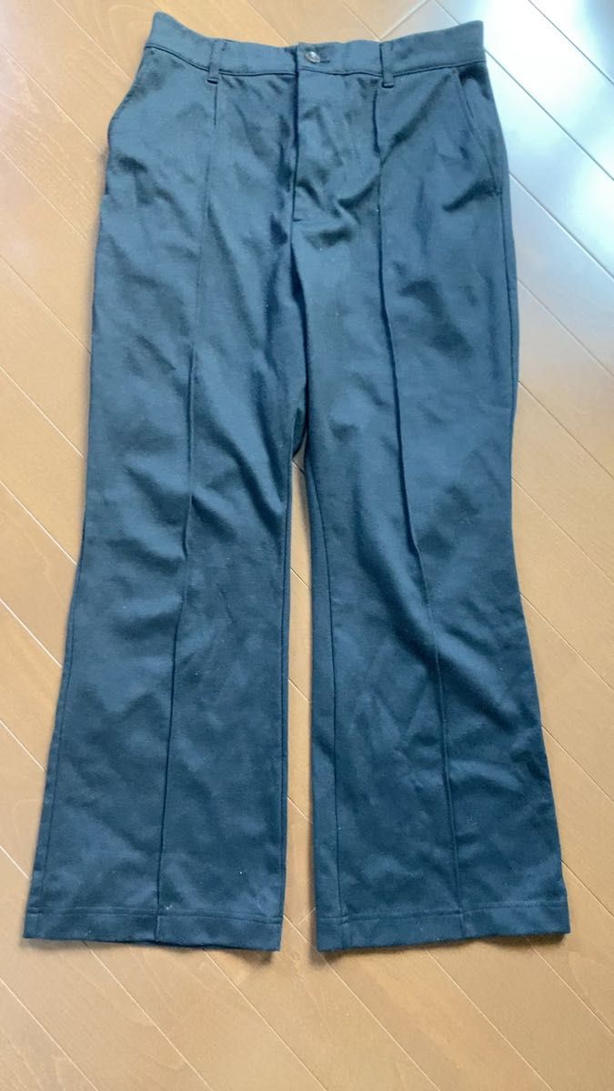 ハニーズ Lサイズ ブラック パンツ 秋冬 センタープレス