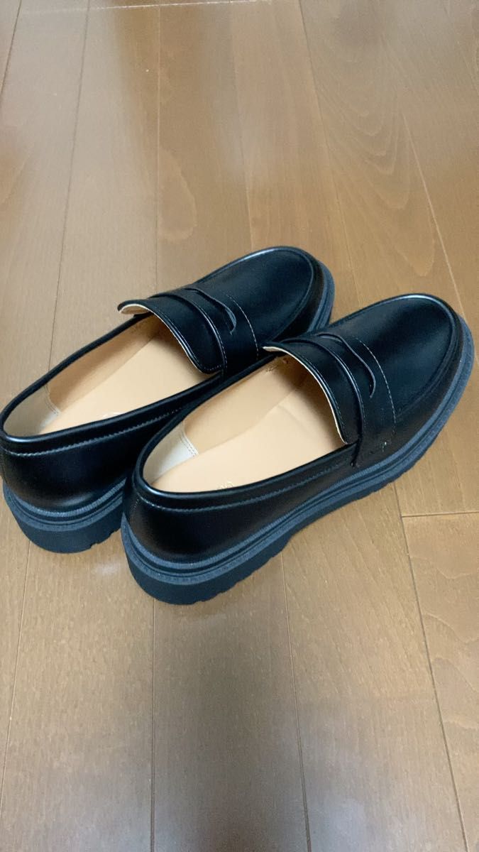 ★新品未使用★Honeys Lサイズ 黒 ローファー