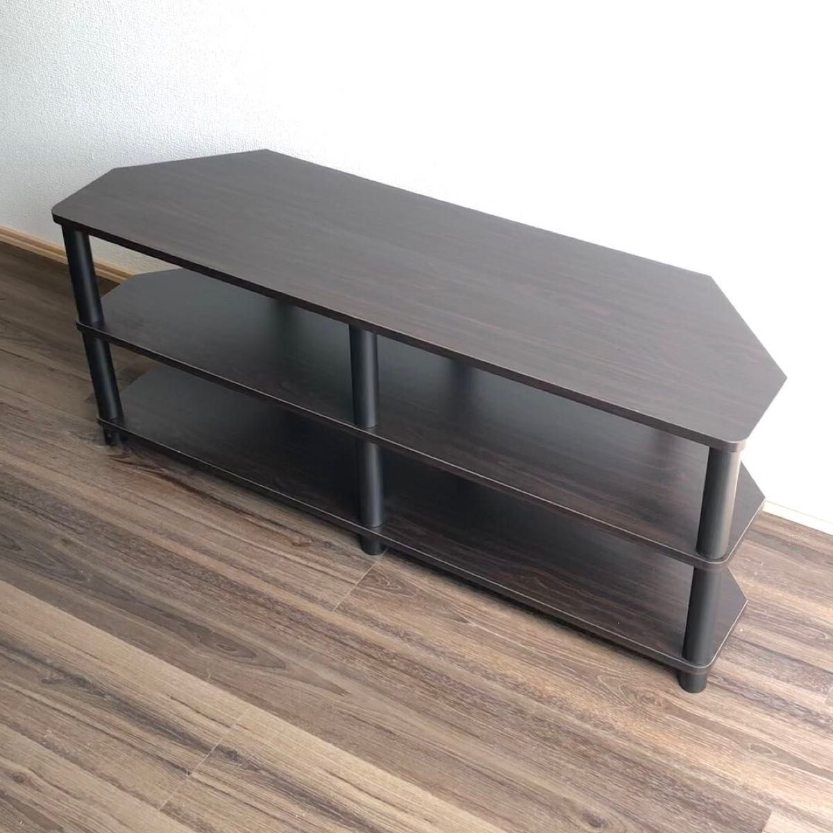 テレビ台 コーナー用 幅100cm 43型対応 収納棚 組立簡単 工具不要 TVC CB