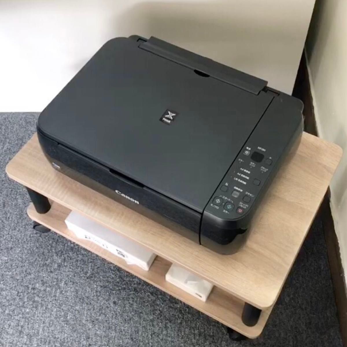 キャスター付き オープンラック 2段 幅60cm テレビ台 ローテーブル ローボード プリンター台 収納 低め 棚 CL2DB