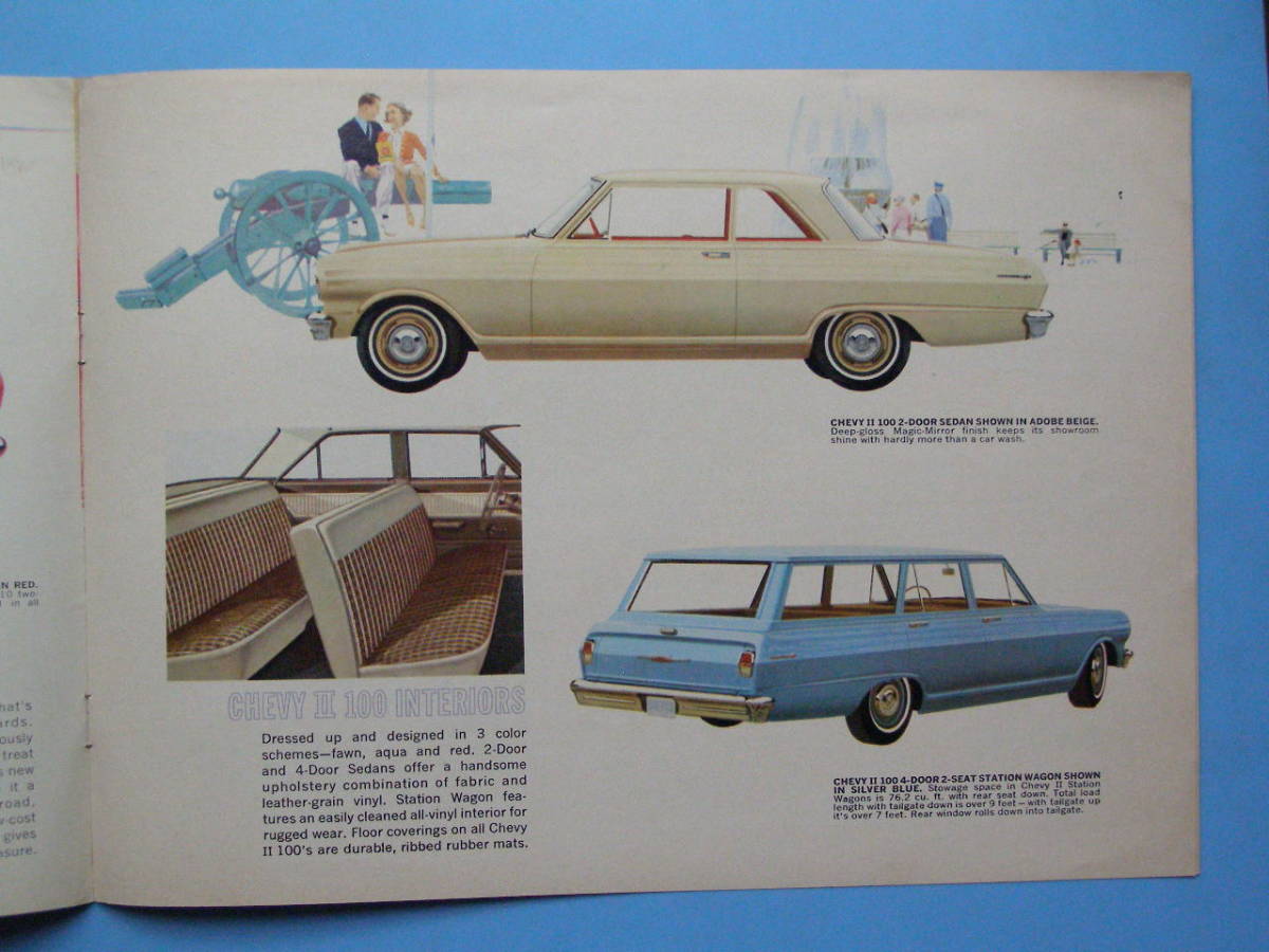 カタログ 古いカタログ 海外 自動車 シボレー NEW CHEVY Ⅱ 米国 アメリカ (K21)_画像7