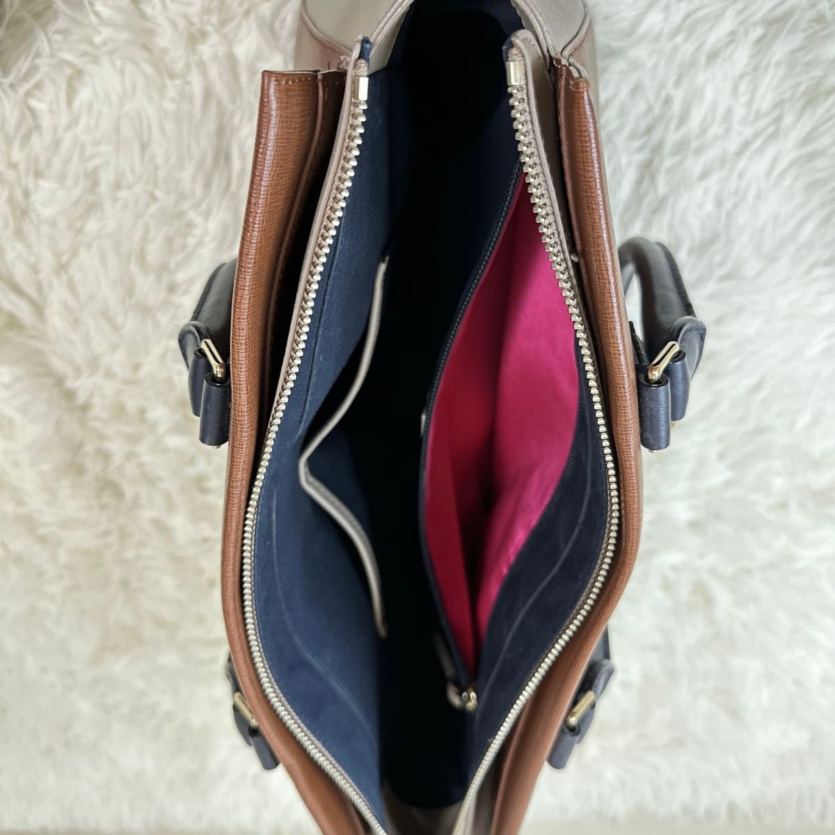 希少 入手困難Paul Smith ポールスミス トートバッグバイカラー