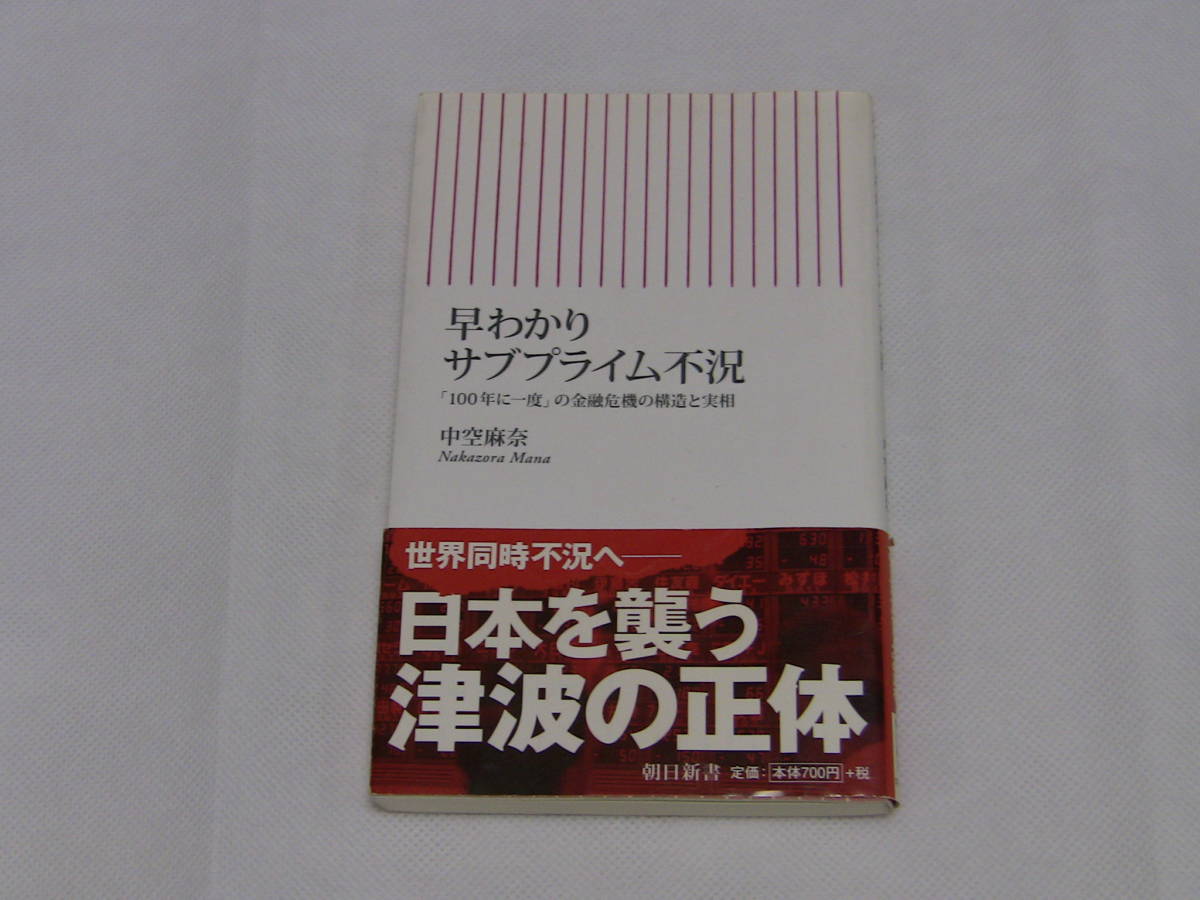 早わかりサブプライム不況　「100年に一度」の金融危機の構造と実相　中空麻奈