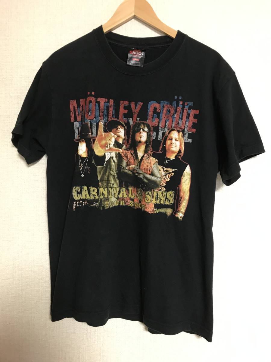 短時間着用 90年 モトリークルー Motley Crue 日本公演 Tシャツ-