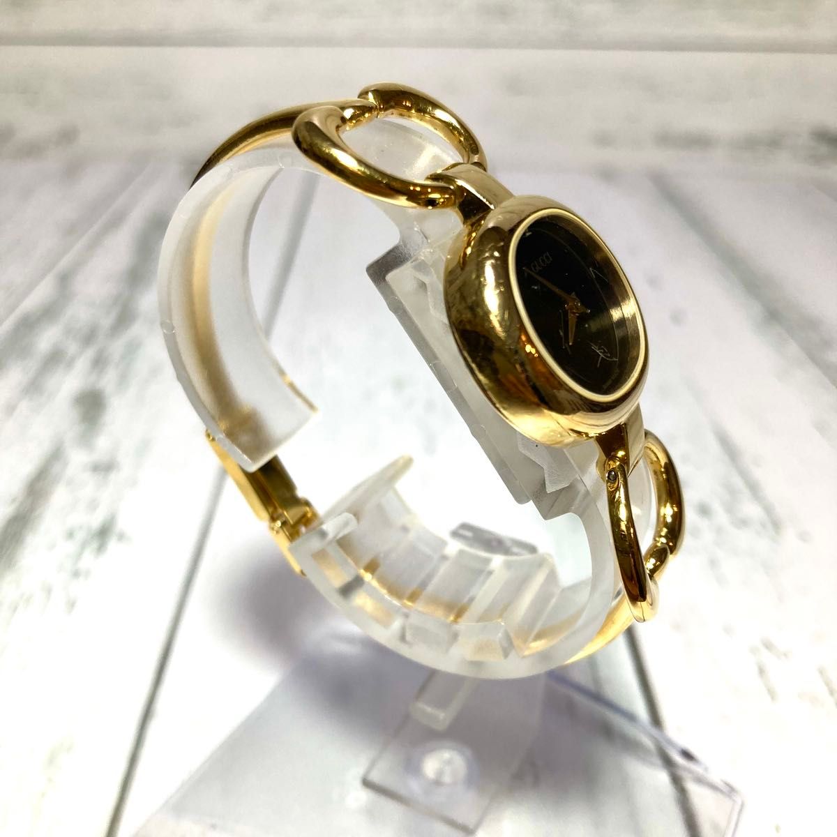 koshiohashi06専用✩GUCCI バングルウォッチ グッチ GUCCI バングルウォッチ レディース 腕時計 ゴールド