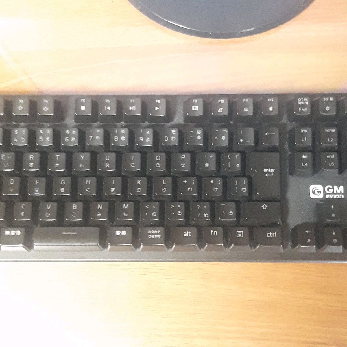GM-JAPAN ゲーミング キーボード 青軸 有線 メカニカル RGB テンキー付き 109キー日本語配列JP GM-KB-BK