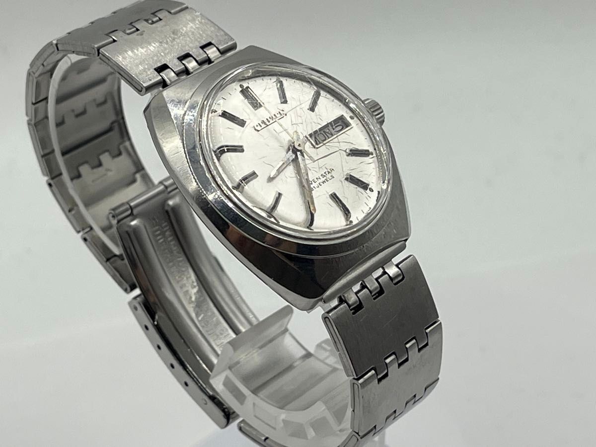 稼働品 CITIZEN SEVEN STAR 自動巻き腕時計 CITIZEN SEVEN STAR シチズン セブン スター 21石 自動巻き