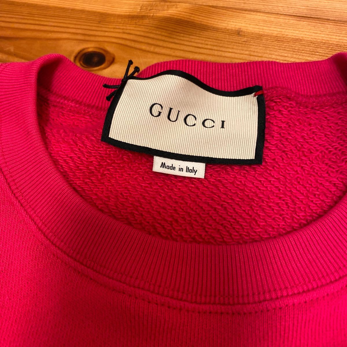 GUCCI☆グッチ☆2018FWコレクションモデル!!80'S lovedパッチスウェット!!美品!!レアモデル ユニセックスデザイン!!