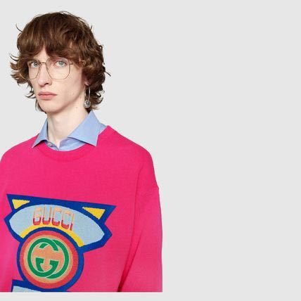 GUCCI☆グッチ☆2018FWコレクションモデル!!80'S lovedパッチスウェット!!美品!!レアモデル ユニセックスデザイン!!