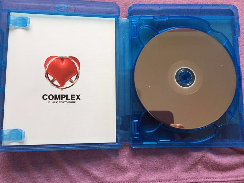 COMPLEX 20110730 日本一心 TOKYO DOME Blu-ray BD 1枚 CD 2枚組 美品 吉川晃司 布袋寅泰