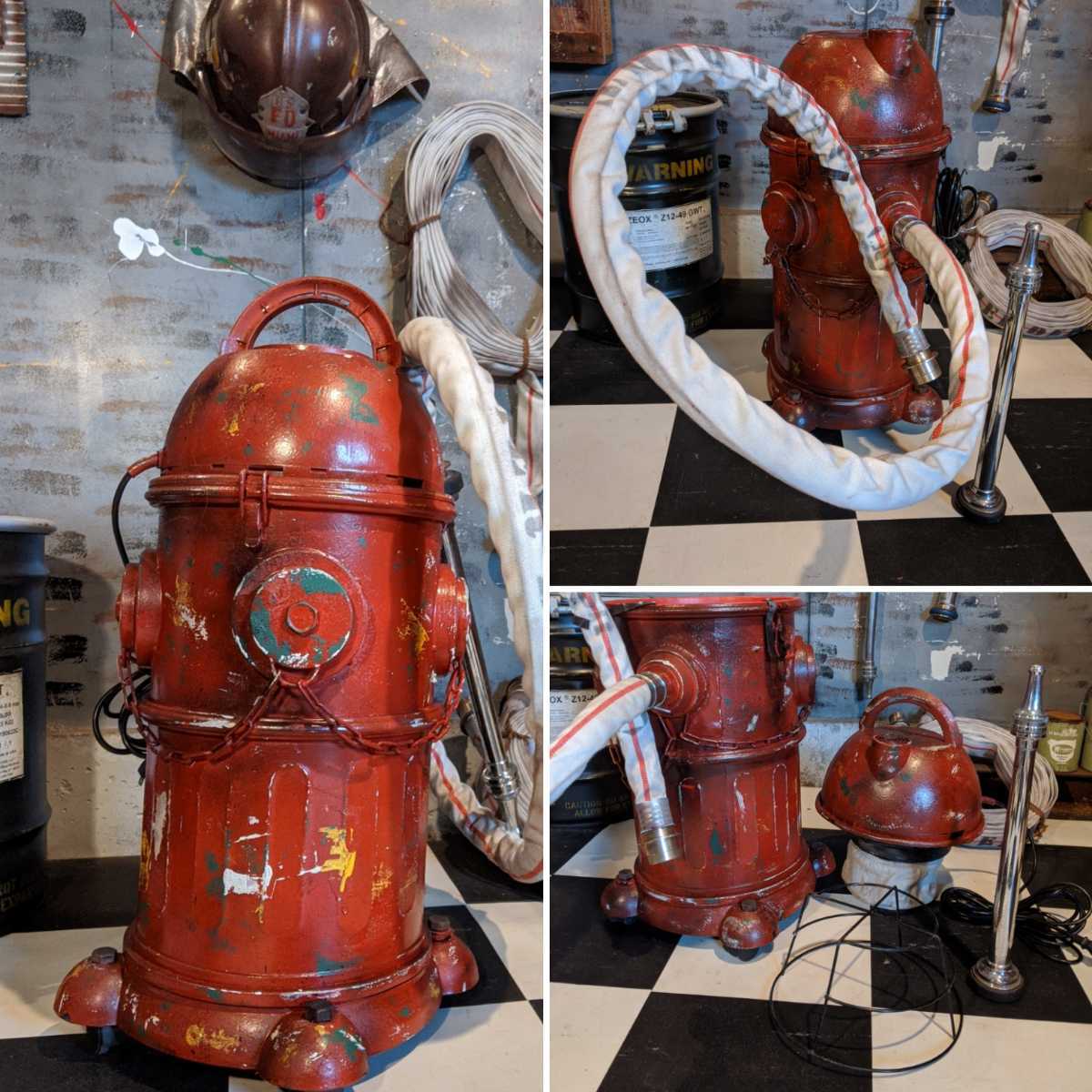 アメリカンヴィンテージ Style/アメリカン消火栓 型 粉塵 掃除機/AMERICAN HYDRANT 型（集塵機）バキュームクリーナー（業務用）#店舗什器