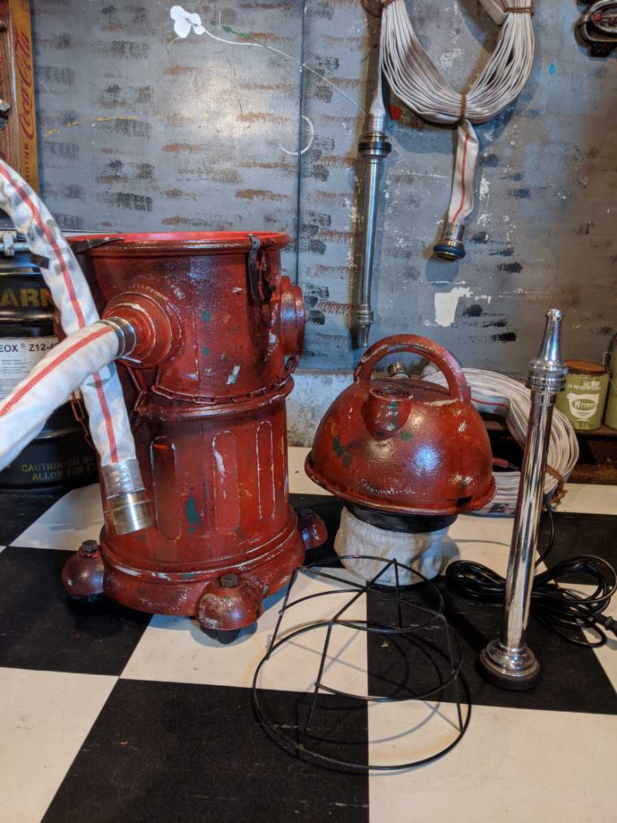 アメリカンヴィンテージ Style/アメリカン消火栓 型 粉塵 掃除機/AMERICAN HYDRANT 型（集塵機）バキュームクリーナー（業務用）#店舗什器_画像10