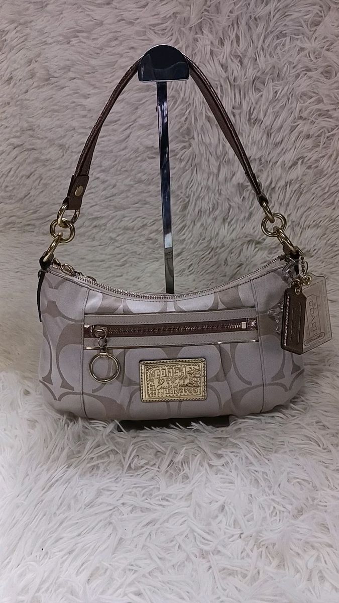 【美品】COACH ポピー シグネチャー 2way ショルダーバッグ 15317 美品】COACH ポピー シグネチャー 2way ショルダーバッグ 15317