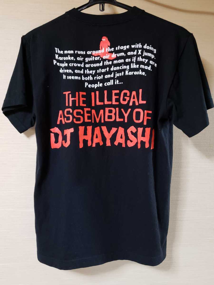DJハヤシ　DJという名の不法集会　Tシャツ　ポリシックス　POLYSICS _画像3