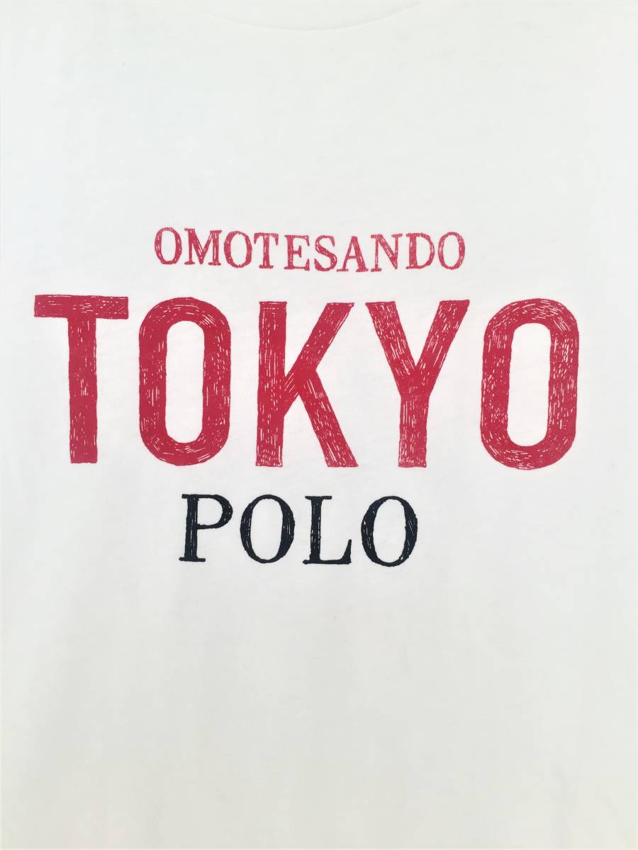  Polo футболка размер M таблица три дорога ограничение Tokyo on Lee City Boy TOKYO город ограниченная модель collector прекрасное качество редкость высота слой Bill большой столица . японский центр 