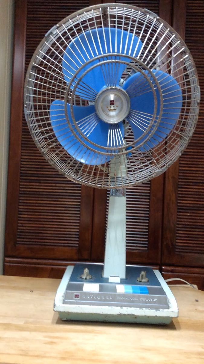 1966年発売 National ナショナル 扇風機 F-30MR PANACOOL DELUXE 松下電器 レトロ家電 送料無料