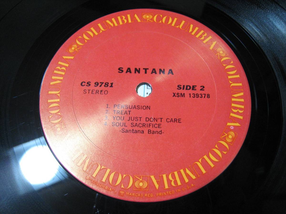 【LP】 SANTANA / SANTANA US盤 シュリンク付 サンタナ EVIL WAYS 収録_画像9