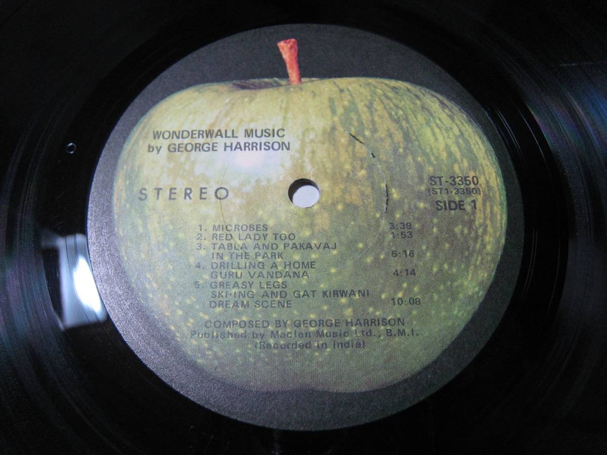 【LP】 GEORGE HARRISON / WONDERWALL MUSIC US盤 ジョージ・ハリスン 不思議の壁_画像8