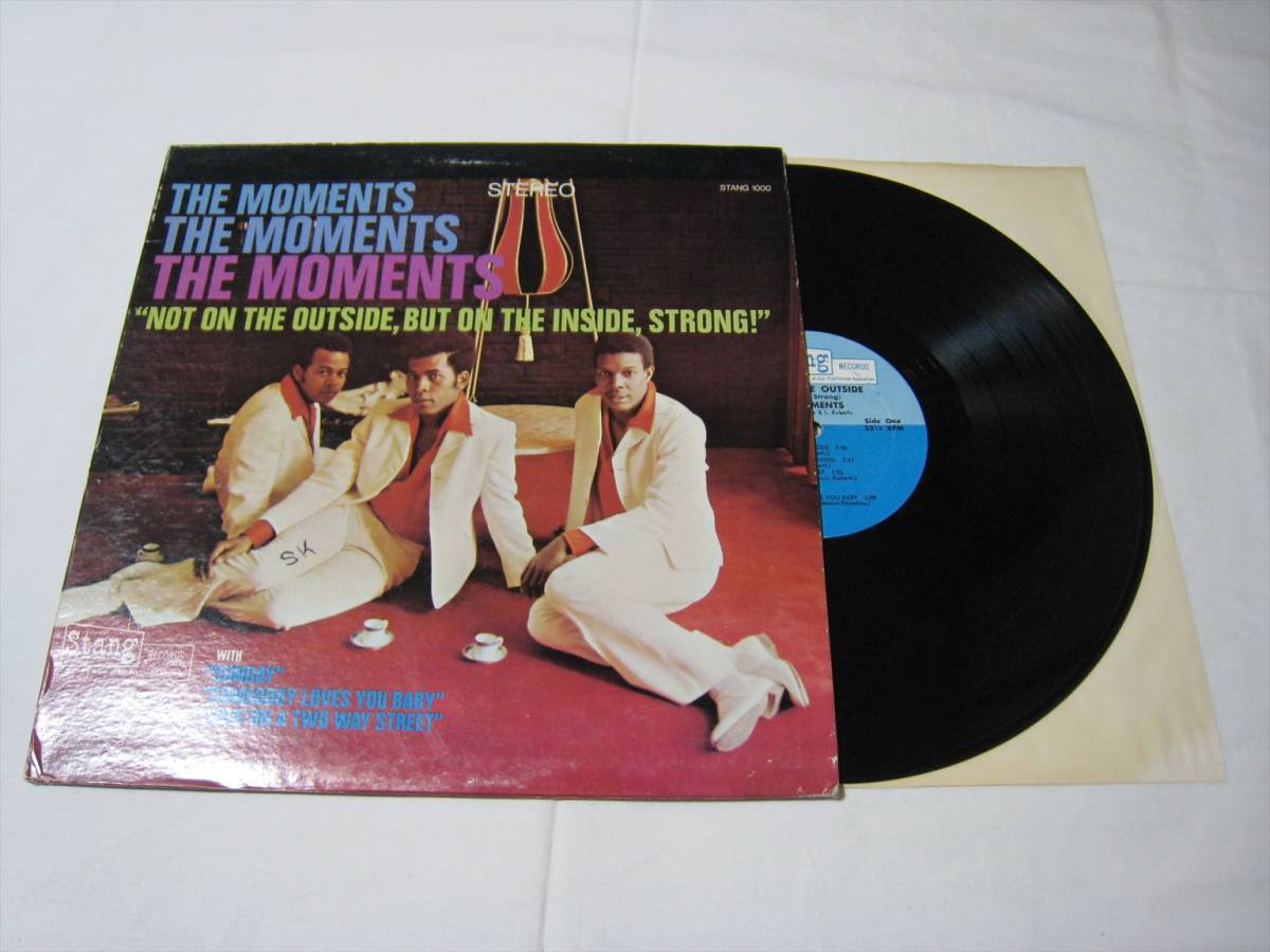 【LP】 THE MOMENTS / NOT ON THE OUTSIDE, BUT ON THE INSIDE, STRONG! US盤 手彫りマト ザ・モーメンツ ノット・オン・ジ・アウトサイド