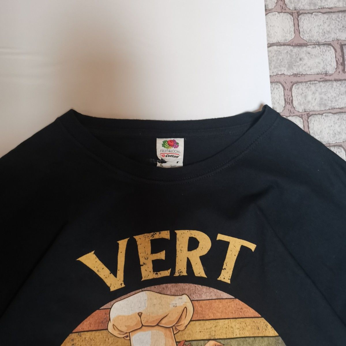 FRUIT of THE LOOM Tシャツ XL コック VERT DER FERK?