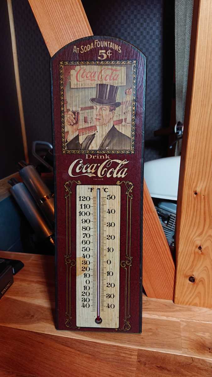 コカコーラ 壁掛け 温度計