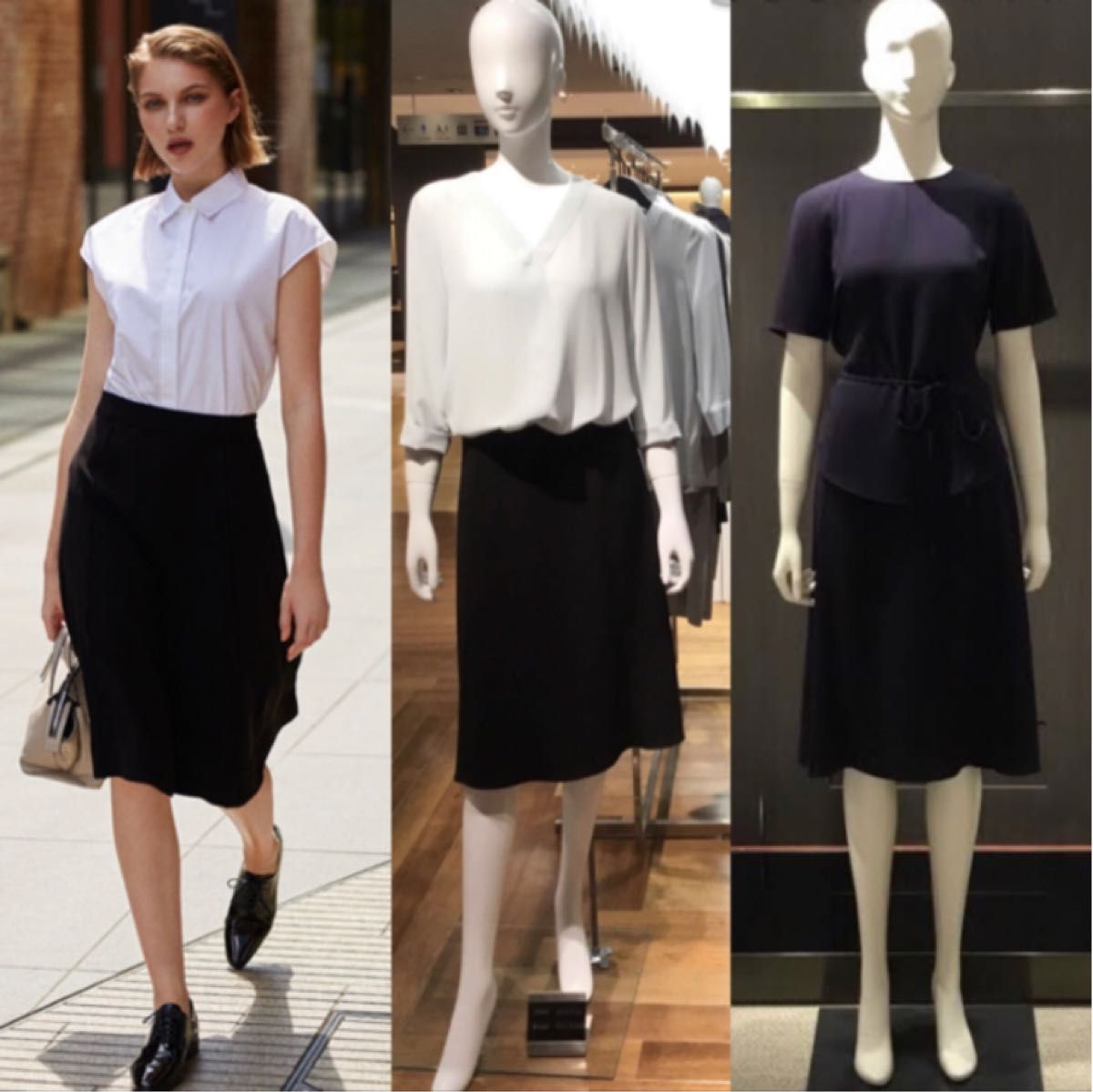 Theory セオリー ノーカラージャケット スカート 上下セットアップ theory luxe LIFT セットアップ ノーカラージャケット スカート