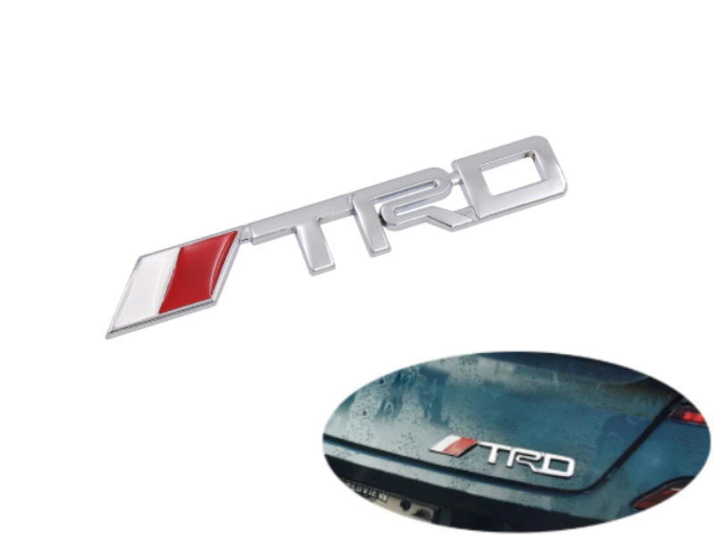  domestic sending made of metal Toyota TRD 9.5cm 1.5CM emblem sticker emblem metal 