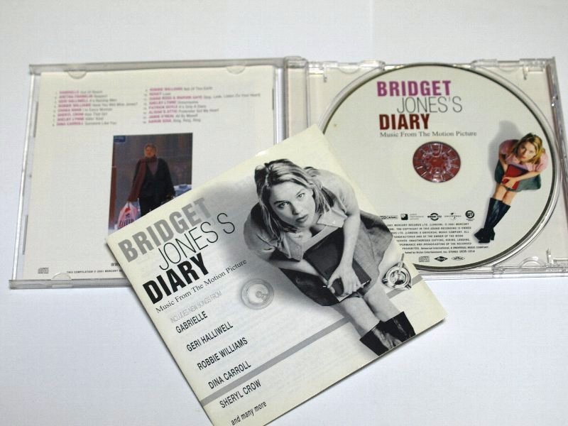 国内盤 ブリジット・ジョーンズの日記 サウンドトラック CD サントラ Bridget Jones's Diary/Aretha Franklin,Robbie Williams,Sheryl Crow_冊子(中央)変色