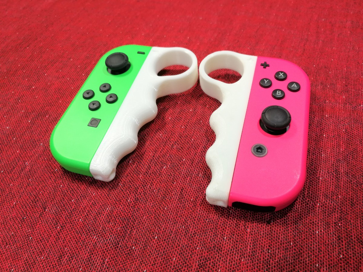 Switch Joy-Con用 フィットボクシング グリップ 2個×1セット 白