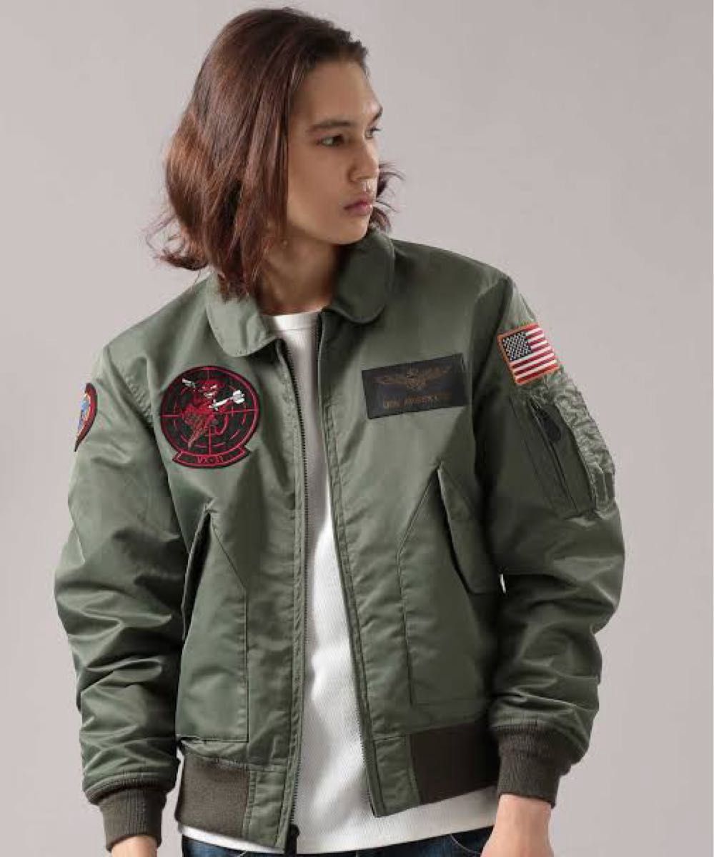美品 AVIREX CWU-36p ミリタリージャケット ma-1 45p 希少 AVIREX】MA-1 CWU 36P VX-31 TOPGUN|Yahoo!フリマ(旧PayPay