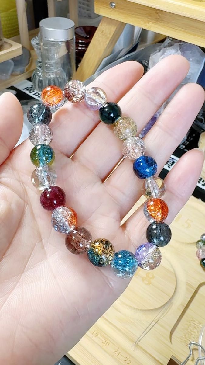 SS-0229 国内外超人気! 天然石10mm 内周16cm ブレスレット ブレスレット 幸運の石 御守り パワーストーン