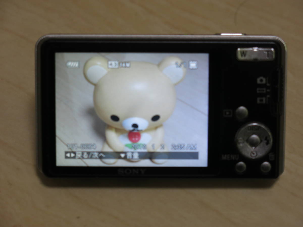 SONY ★ Cyber-Shot デジタルカメラ 　DSC-W350　(1410万画素) ★充電器付　動作品_画像3