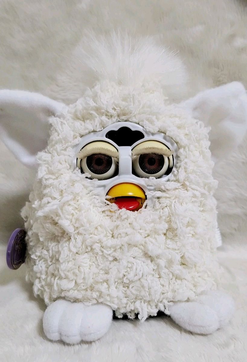 ファービー 初代 Furby 当時物 ファービーベイビー 英語版 カーリー 希少 カール毛