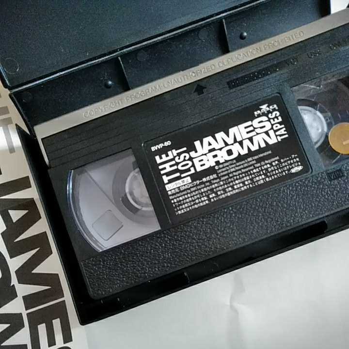 VHSビデオ 国内版「ザ・ロスト・ジェームス・ブラウン・テープ」☆JAMES BROWN 美品 解説付の画像4