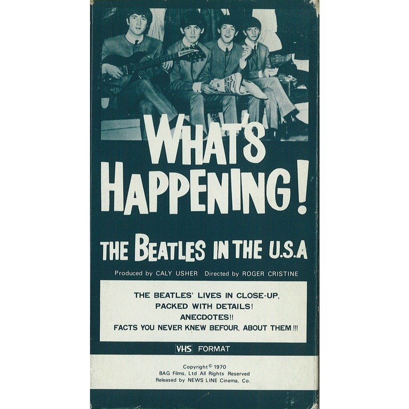  free shipping! The * Beatles [The Beatles / WHAT\'S HAPPENING!]VHS