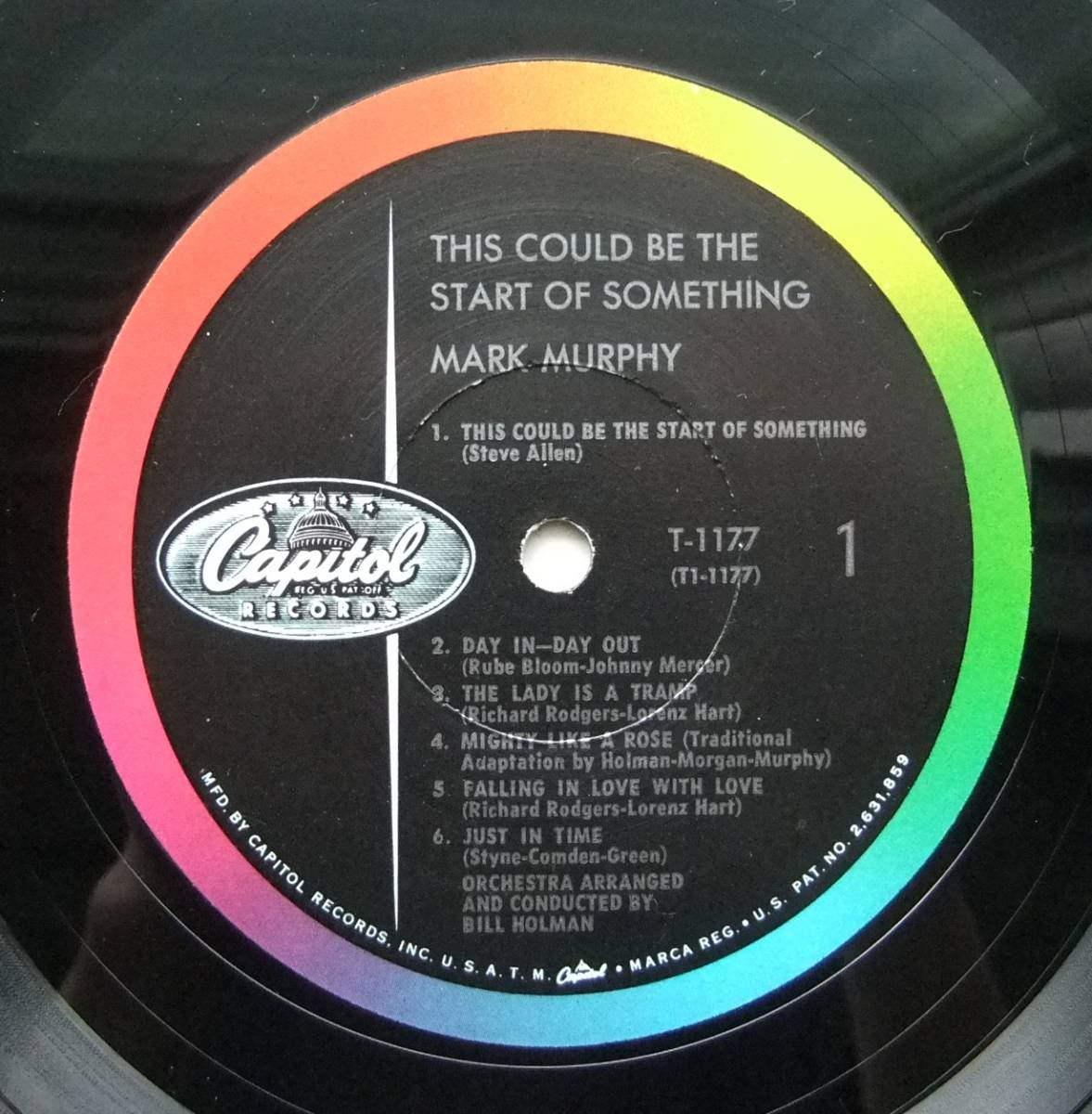 ◆ MARK MURPHY / This Could Be The Start Of Something ◆ Capitol T1177 (color) ◆ W_画像3