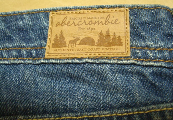 abercrombie★ダメージ加工★ローライズ★ブーツカット・ジーンズ/16【中古】_画像8