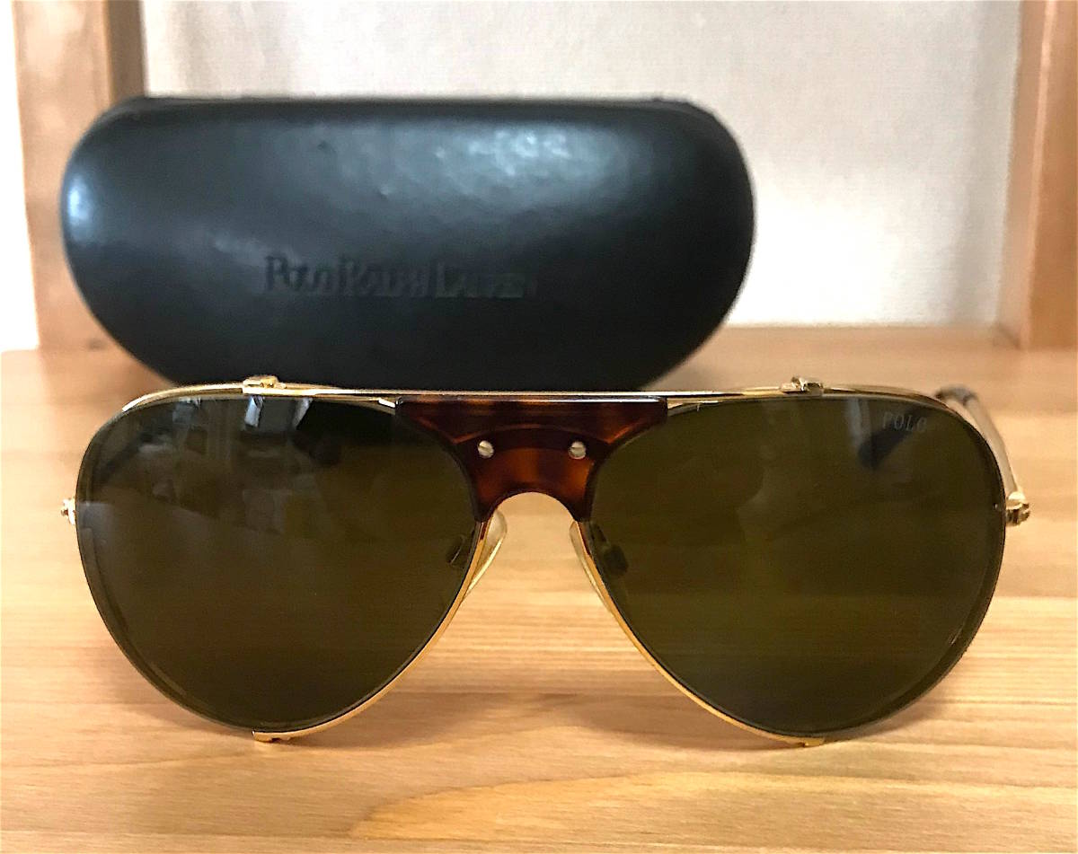  prompt decision sale ultra rare Ralph Lauren Vintage tortoise shell meta Lumix sunglasses 3035 9004/73 60*14 140 3Nnas type Teardrop 