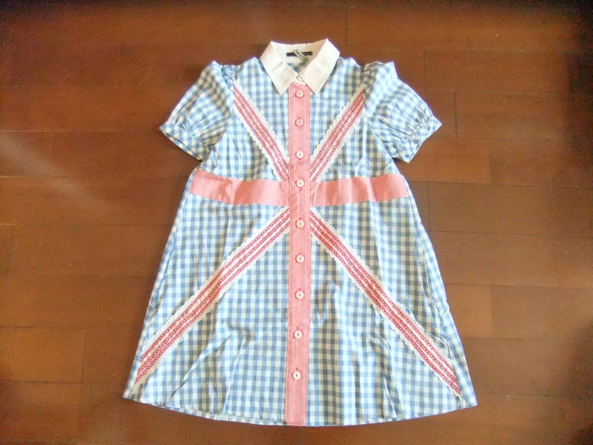 ヤフオク 美品 One Spoチェック柄襟付きワンピース ヤフオク 美品 One Spoチェック柄襟付きワンピース