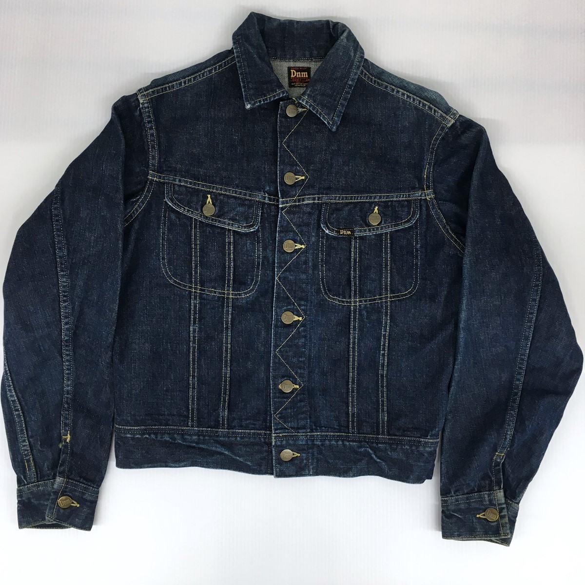 Denime ドゥニーム DNM-J Regular デニムジャケット サイズ40 インディゴ Gジャン オリゾンティ ORIZZONTI 日本製 denim jacket_全容