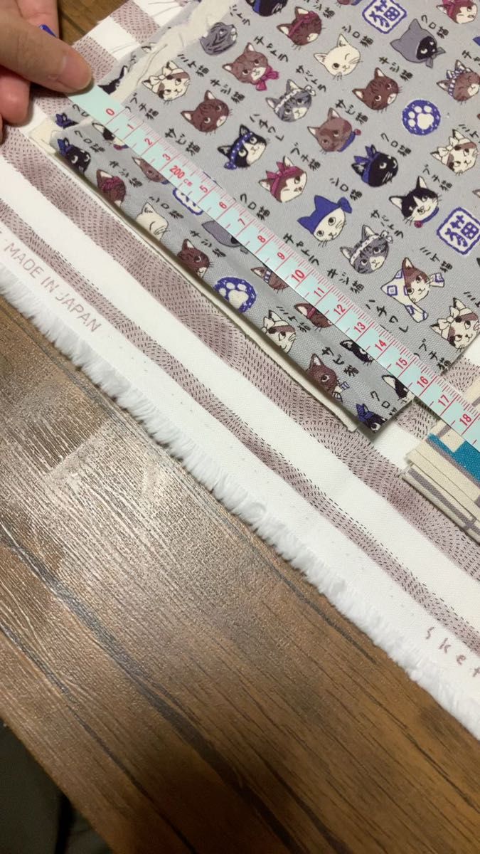 No.412/ネコ生地 セット お得 ねこ図鑑 ハンドメイド 布 はぎれ 生地