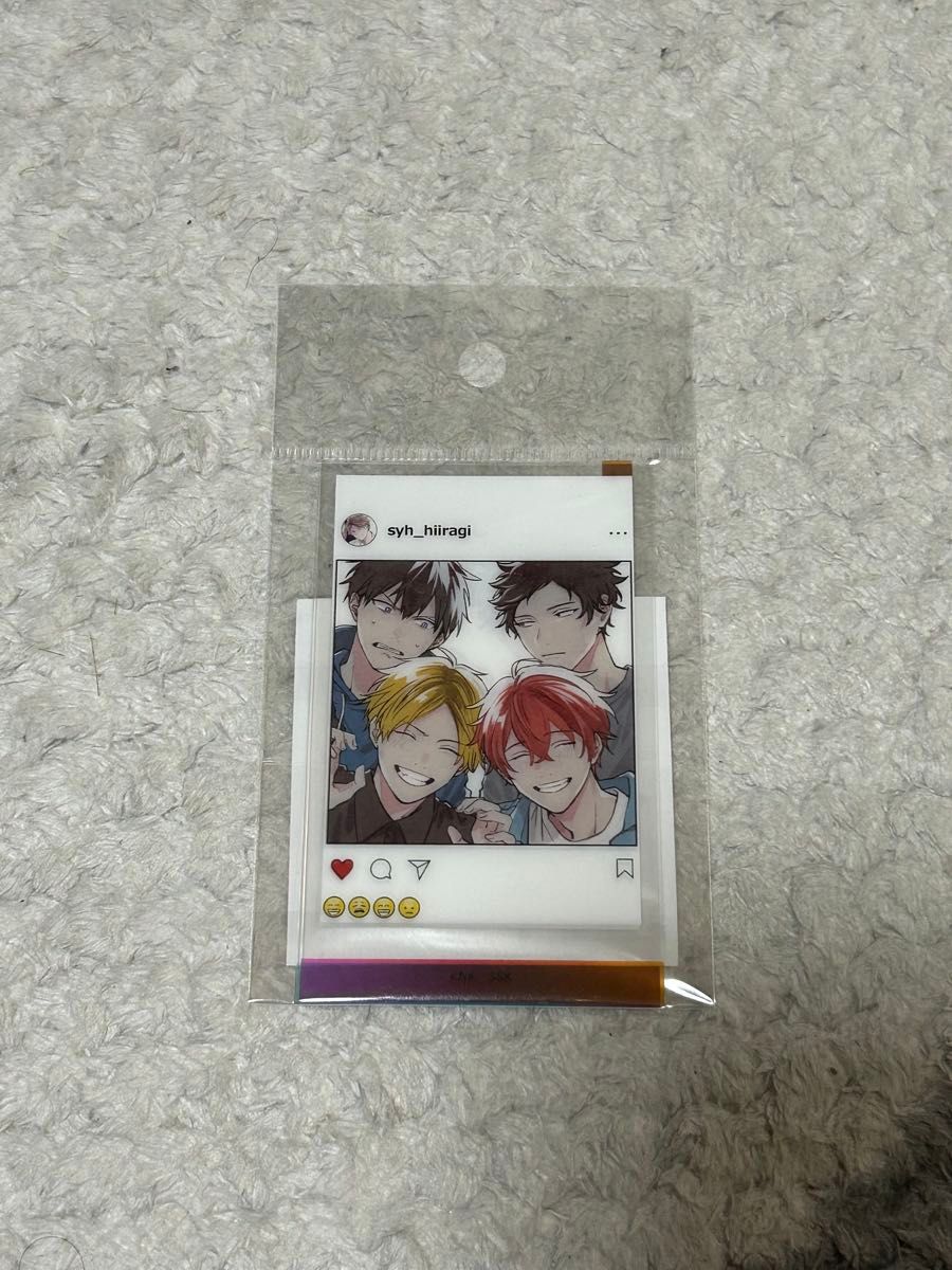 ギヴン展 アクスタ コースター クリアシート 鍵型キーホルダー