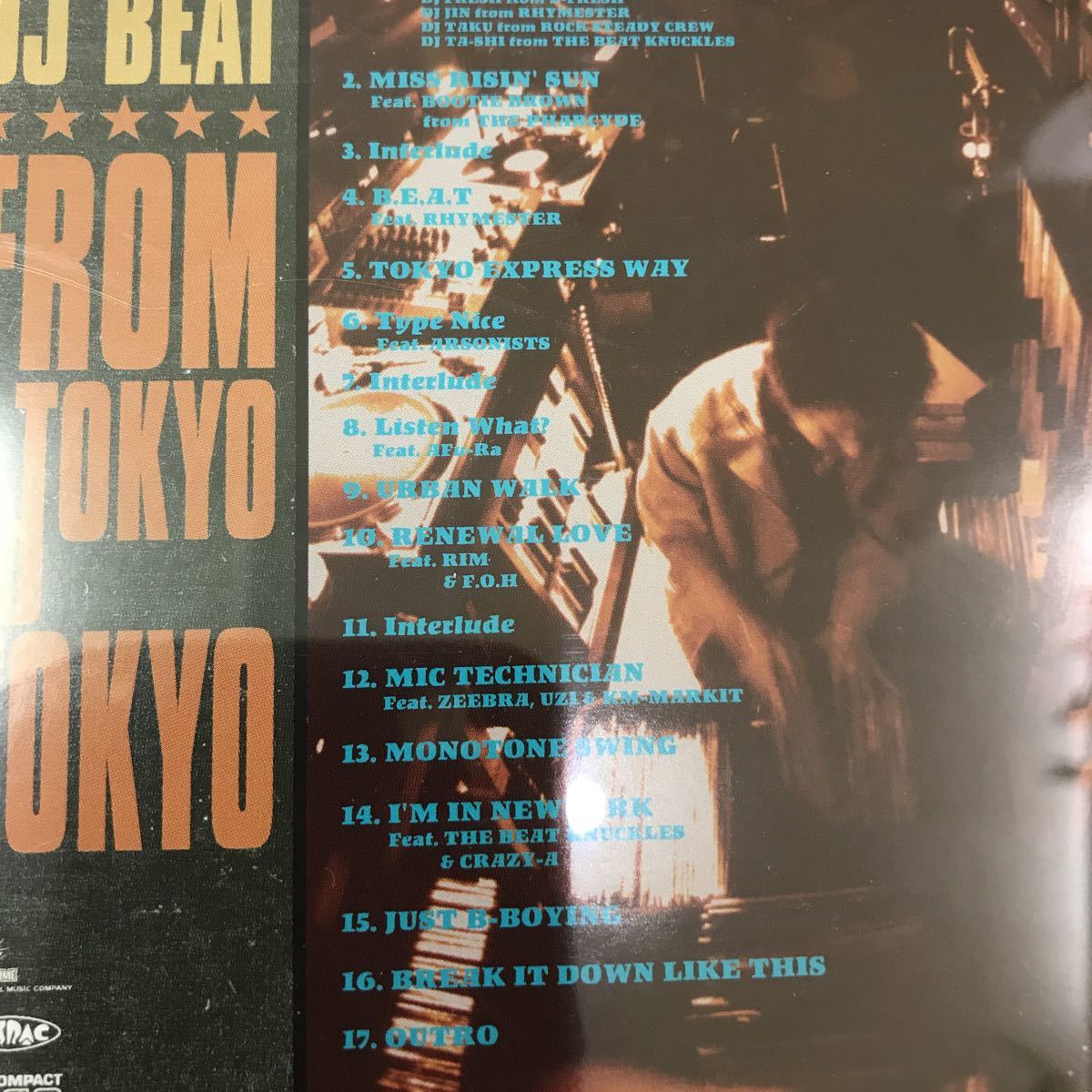 CD 中古☆【邦楽】DJ BEAT FROM TOKYO TO TOKYO