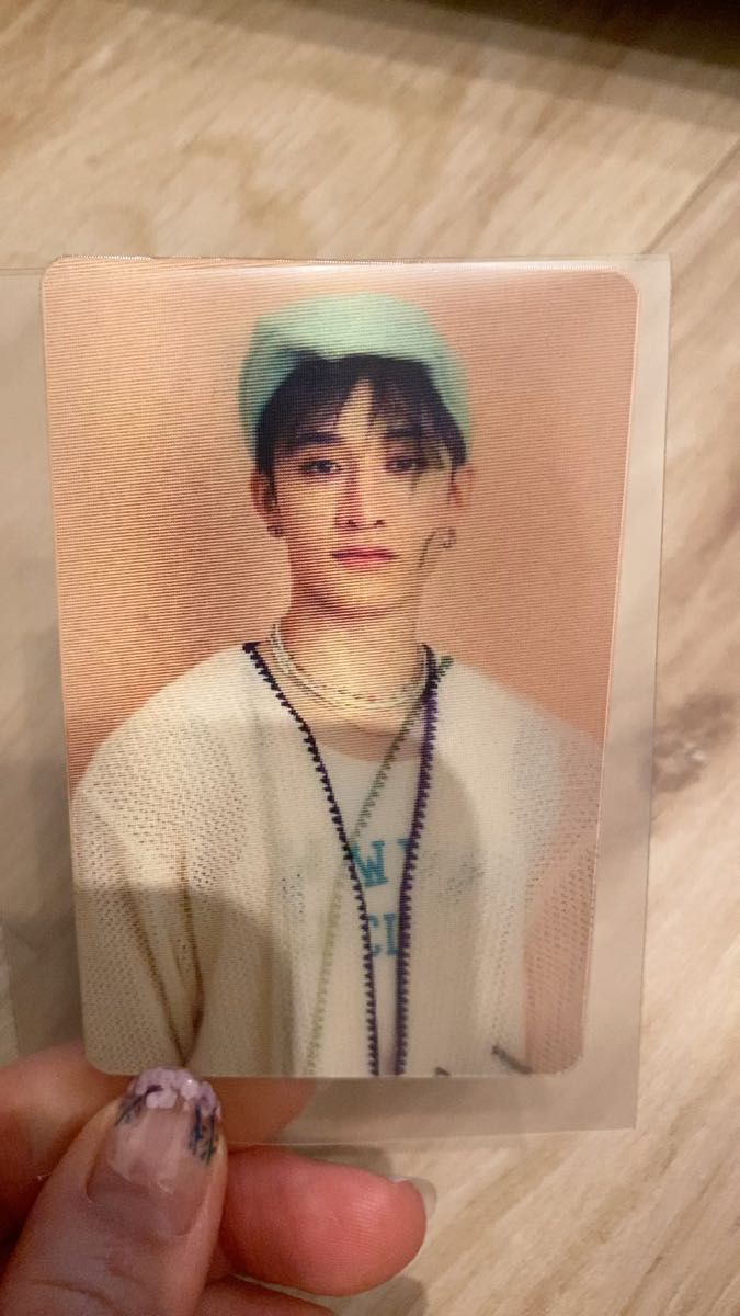 公式StrayKids 2024日本シーズングリーンティングバンチャン フォトカード トレカ