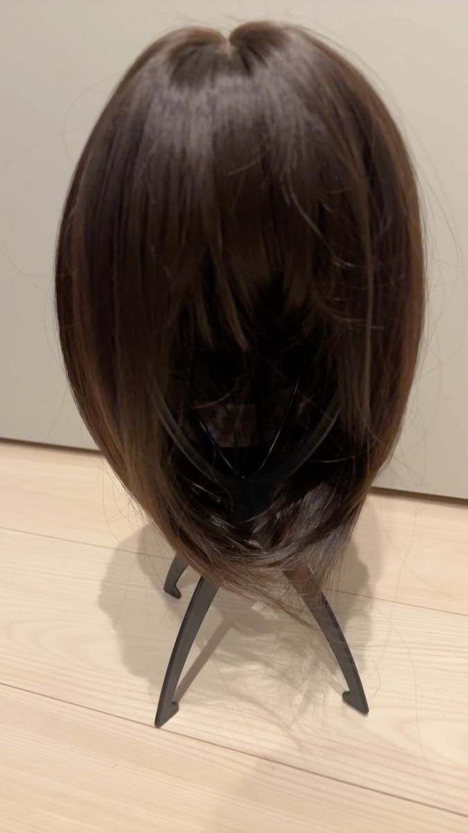 人毛 フルウィッグ 自然 ボブ